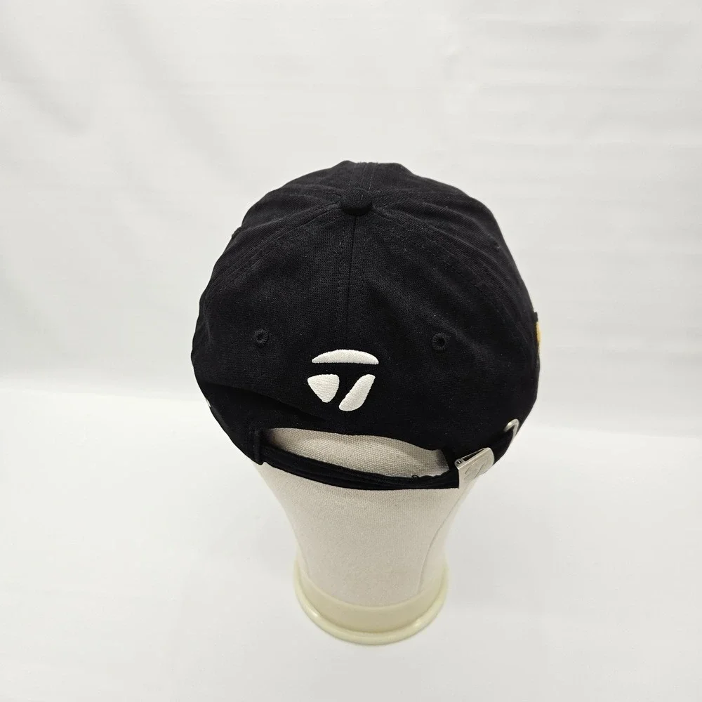 TaylorMade Hat‎ Strapback Golf Cap Mens Black Burner TMAX Gear Lightweight
